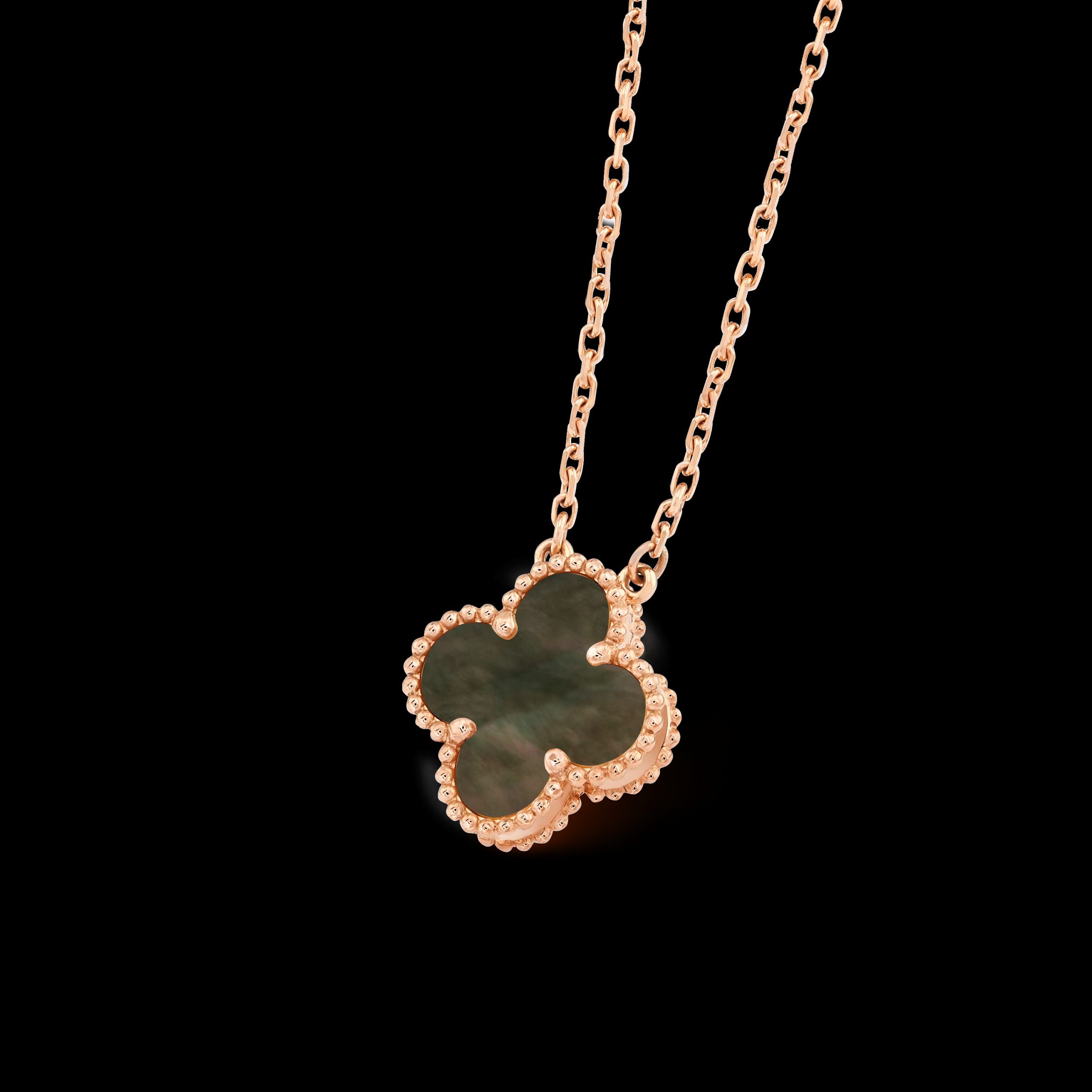 Vintage Alhambra pendant 18K rose gold, Mother-of-pearl VCARP4KK00